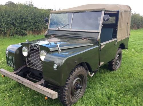 1953 Land Rover Series 1,80 SOLD