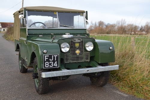 Land Rover Series 1 80" 1953 Model SOLD MORE REQUIRED! VERKAUFT