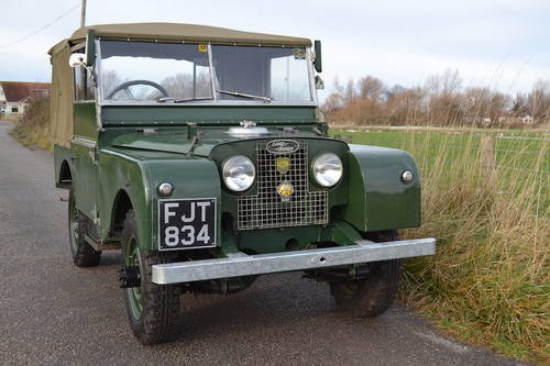 Land Rover Series 1 80" 1953 Model SOLD MORE REQUIRED! SOLD