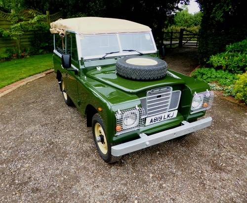 1983 FIRST CLASS LAND ROVER SERIES 3 2.25 PETROL  SOLD