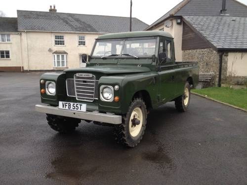 1978 Highly original 6 cylinder Land Rover series 3.FWH For Sale
