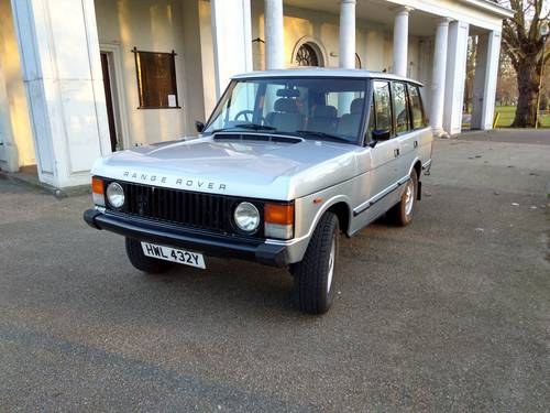 1983 Range Rover 4 Door Auto For Sale