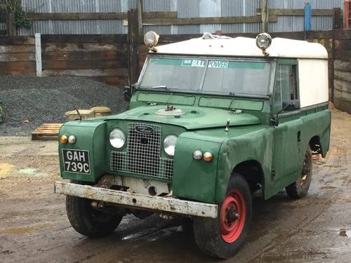 Restoration Project - Landrover Series IIA 1965 SOLD