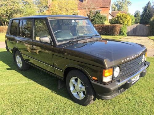 An outstanding 1994 range rover classic 4.2 LSE softdash For Sale