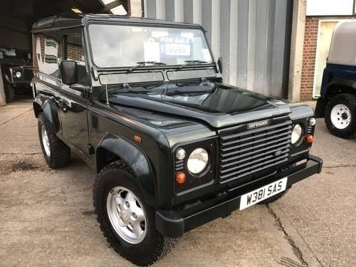 2000 Land Rover Defender 90 county hard top 1 owner **MUST SEE** In vendita
