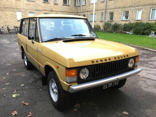 1975 Range Rover, rustfree, never resprayed or welded. For Sale