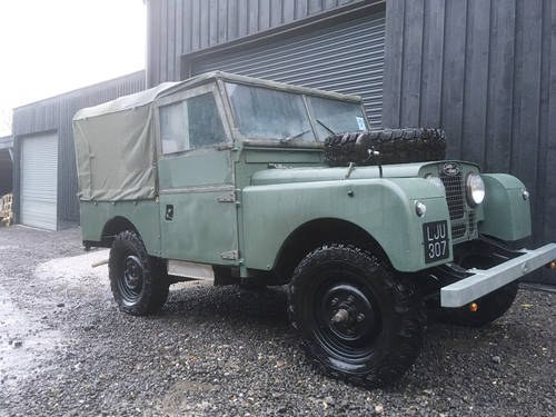 1954 Land Rover Series 1: 17 Feb 2018 For Sale by Auction