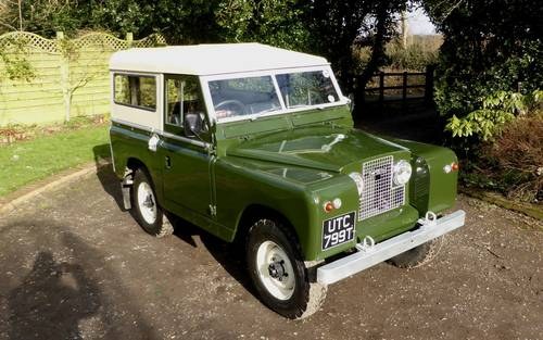 1969 Exceptional Land Rover Series 2A Hard Top Petrol For Sale