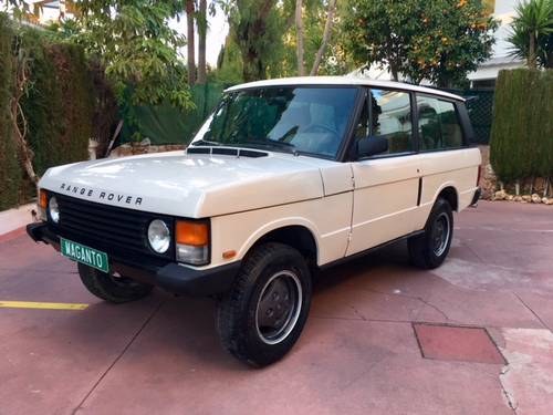 1989 LHD Range Rover Classic 2 Dr V8 in Spain SOLD