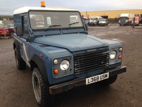 1993 Land Rover 90 Defender Turbo Diesel For Sale by Auction