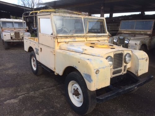 1954 Land Rover Series 1 86 inch Original 2 Litre & Working PTO For Sale