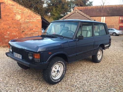 1986 Range Rover 2 Door LHD For Sale