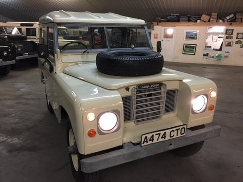 1984 Land Rover® Series 3 *Dual Fuel* (CTO) RESERVED VENDUTO
