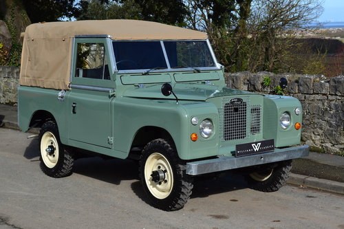 Land Rover Series 2a 88" 1971 Pastel Green Softop 24,000 SOLD