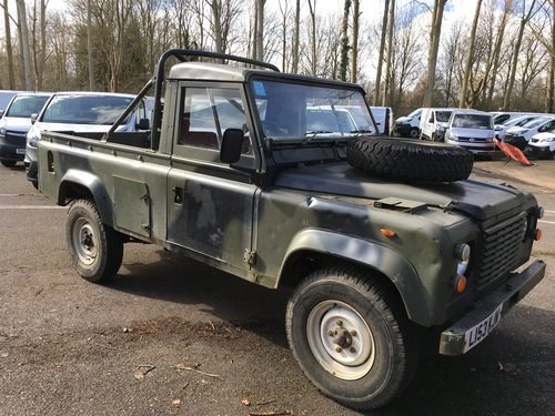 1993 Ex MoD Defender 110; 300 TDI and PAS fitted For Sale