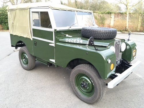 **APRIL AUCTION** 1958 Land Rover Series 1 2WD For Sale by Auction