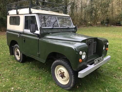 1970 Land Rover Series 2a 88 SOLD