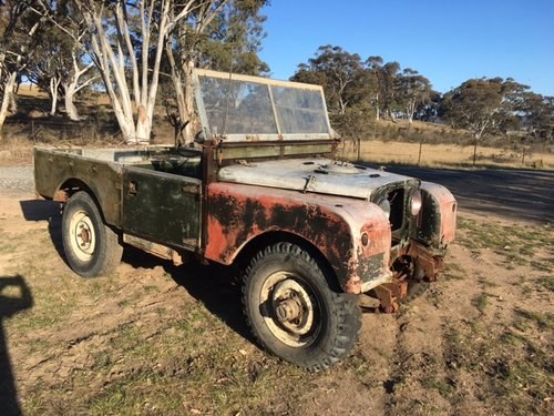 1956 Series 1 86 inch Land Rover For Restoration For Sale