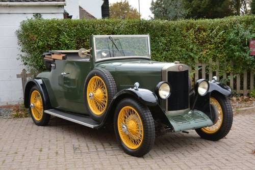 1929 Lea Francis 12/40 P-Type Open Coupe with Dickey In vendita all'asta