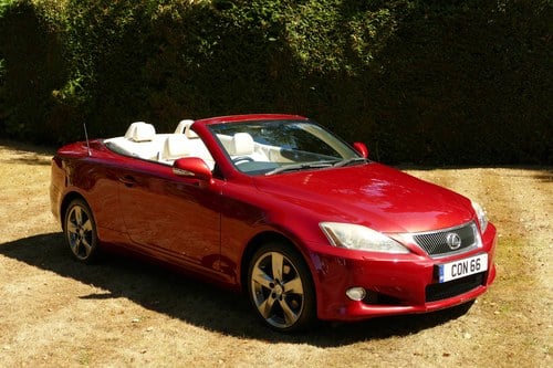 2009 LEXUS IS 250C CONVERTIBLE 13000 miles from new SOLD