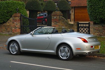 Picture of Lexus SC430.  Exceptional condition. Extremely low mileage.