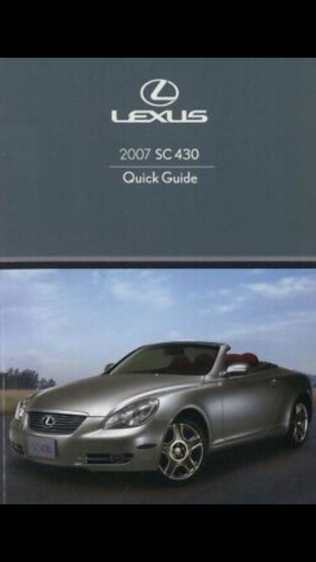 2007 Lexus SC
