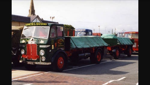 Leyland Beaver 1948 and crane trailer For Sale