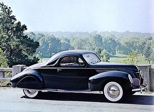 1936 Lincoln Zephyr 3 Window Coupe