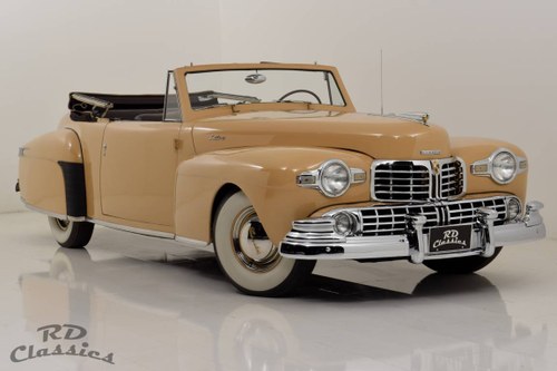 1948 Lincoln Continental Convertible V12 / Frame-Off Restau For Sale