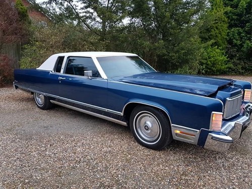 1975 lincoln continental coupe For Sale
