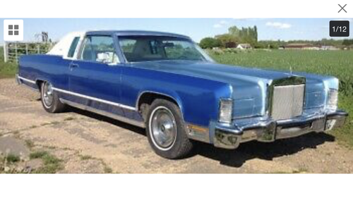 1978 Lincoln town coupe For Sale