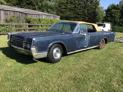 1967 LINCOLN CONTINENTAL CONVERTIBLE - RESTORATION PROJECT For Sale