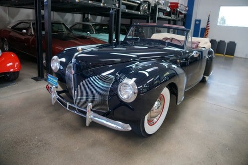 1940 Lincoln Zephyr V12 Continental Convertible  SOLD