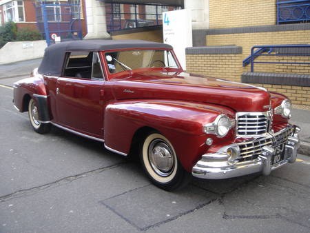 1947 Lincoln Continental 12 Cylinder Convertible For Sale