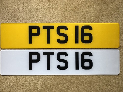 PTS 16 Cherished Private Number Plate For Sale