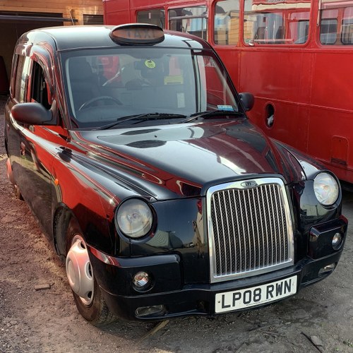 2008 LTI TX4 London Black Cab, Rare 7 seater For Sale