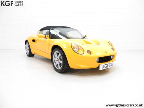 1999 A Lotus Elise 111S with Full Lotus history and 13504 Miles SOLD