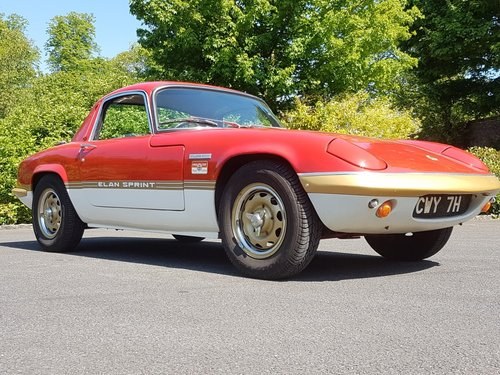 **JUNE AUCTION** 1970 Lotus Elan S4 Coupe For Sale by Auction