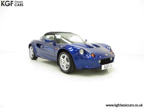 1998 An Impeccable Lotus Elise S1 with One Owner and 4,757 miles SOLD