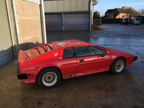 1984 Lotus Turbo Esprit S3 Restoration Project SOLD
