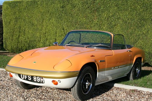 1970 Lotus Elan Sprint S4 DHC. Concours Restored.22,000 Miles For Sale
