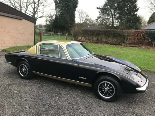 1973 LOTUS ELAN+2S 130/5 JOHN PLAYER SPECIAL BLACK/GOLD STUNNING! VENDUTO