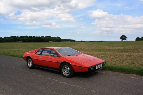 Lotus Esprit S1 LHD, 1977.  23,000 miles from new.  For Sale