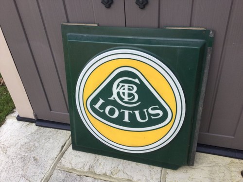 Lotus dealership sign 1970/80s For Sale