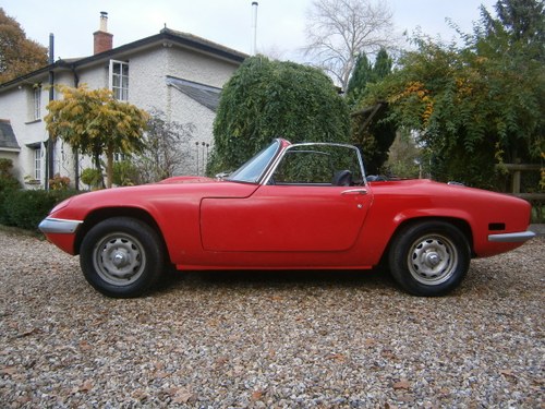 LOTUS ELAN S4 LHD DHC COMPLETE CAR LESS ENGINE 1971 *SOLD* For Sale