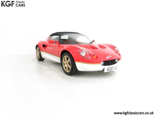 2000 A Very Collectable Lotus Elise S1 Type 49 with 9,631 Miles. SOLD