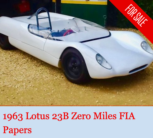 1963 Lotus 23B - zero miles - FIA Papers In vendita