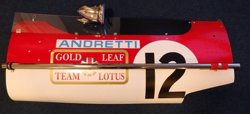 1968 Panel Mario Andretti Gold Leaf Lotus 49B USA Grand For Sale