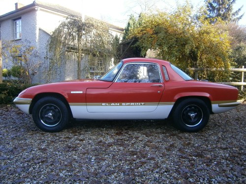 LOTUS ELAN SPRINT 1972 FHC FULLY RESTORED BY **SOLD**SOLD** For Sale
