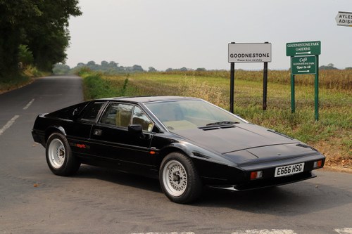Lotus Esprit HC, 1987.  One of only two HC Esprits in black  SOLD